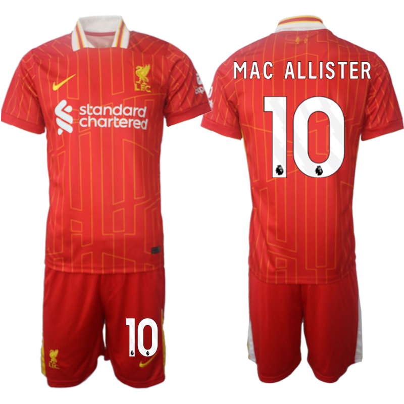 Men 2024-2025 Club Liverpool home red #10 Soccer Jersey->->Soccer Club Jersey